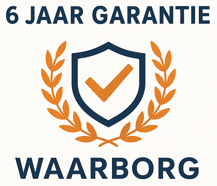 6 jaar garantie